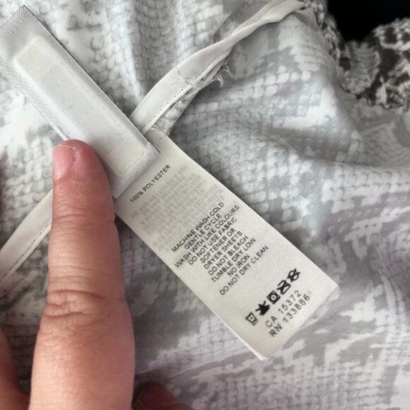 Joe Fresh Python Snake Print Wind Breaker Bomber Jacket - Picture 8 of 9